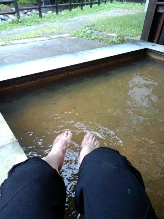 足湯　(その2)
