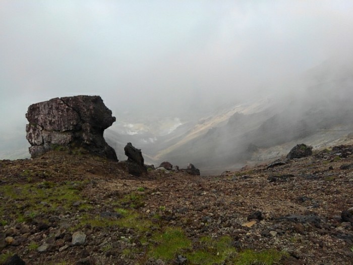 旭岳下山　(その2)