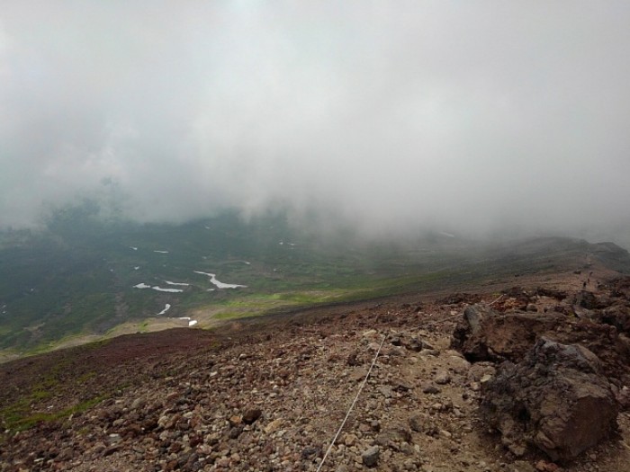 旭岳下山　(その4)