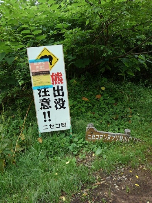 登山道入口