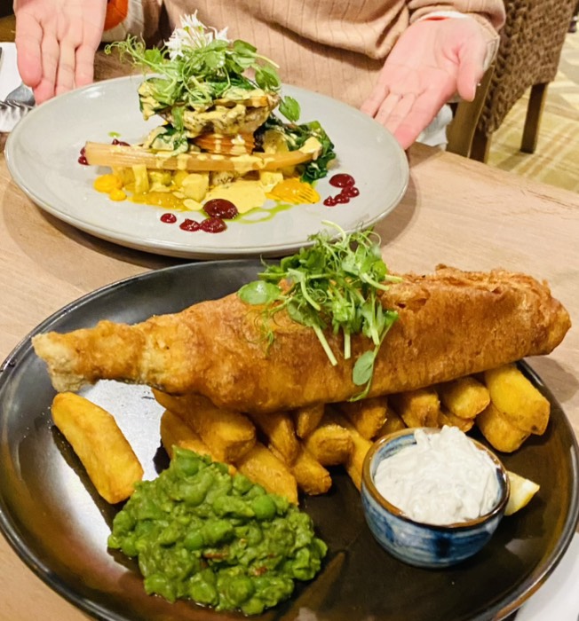 ザオールドハウスアットホームの夕飯
