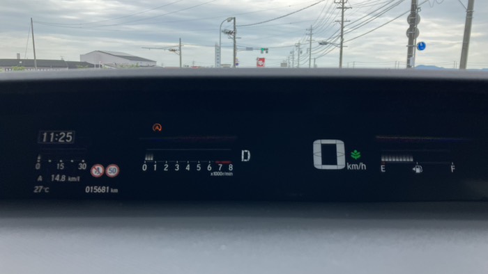 思った以上にガソリン残りました