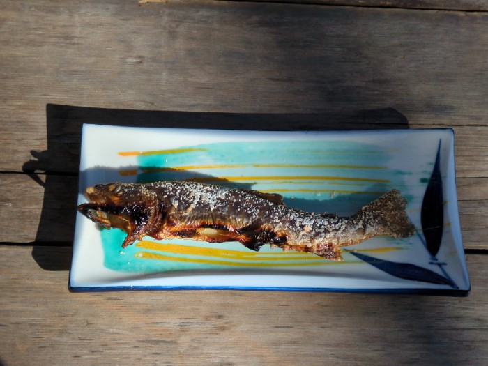 岩魚の塩焼き