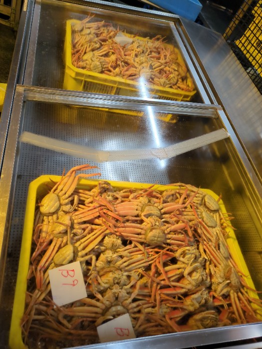蟹の販売