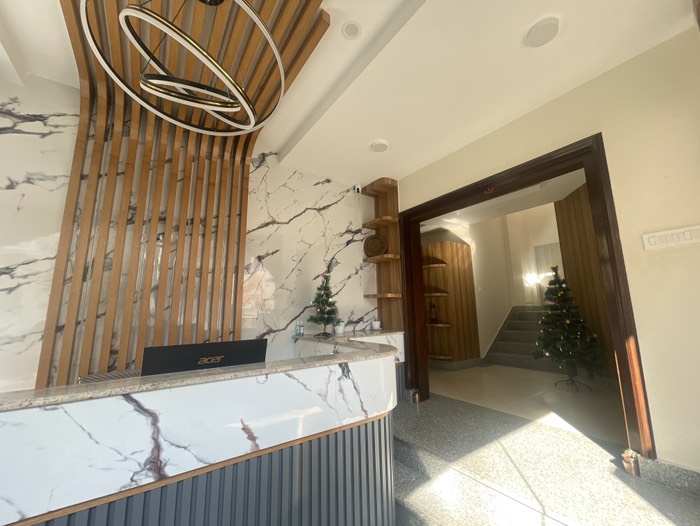 ホテルのフロント