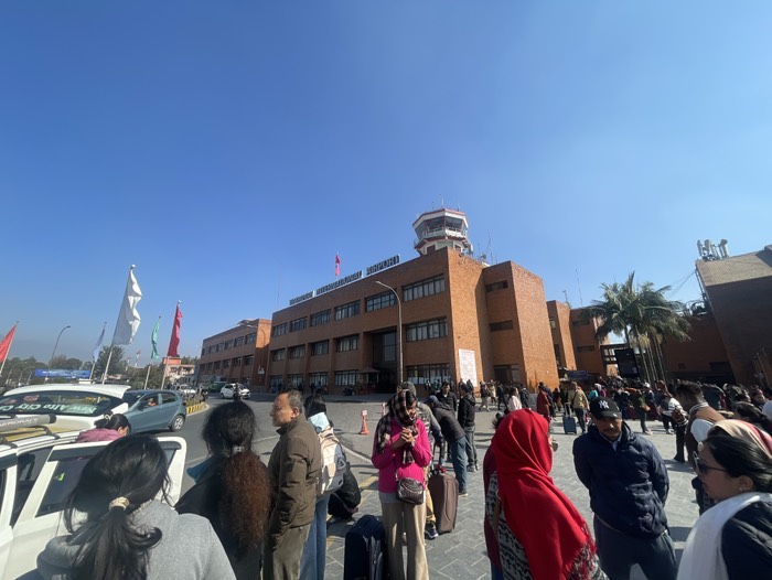 カトマンズの国際空港