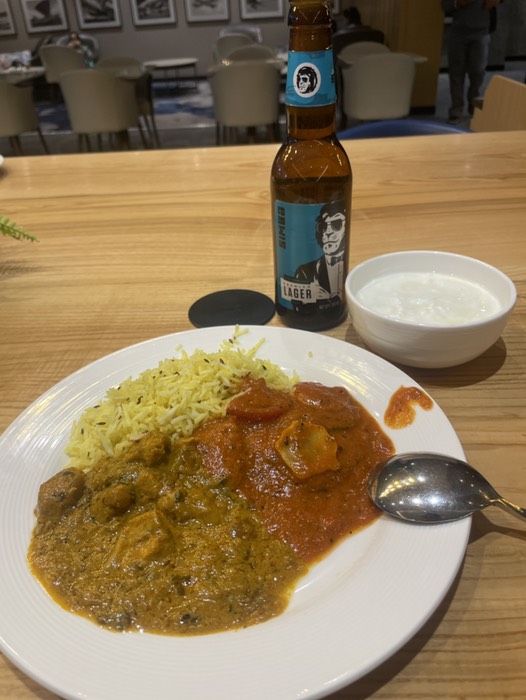 デリーの国際空港のラウンジ