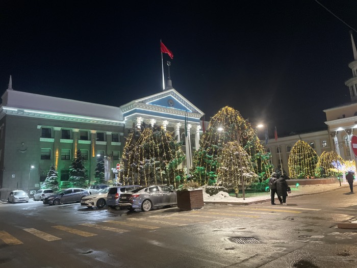 寒いところのイルミは綺麗