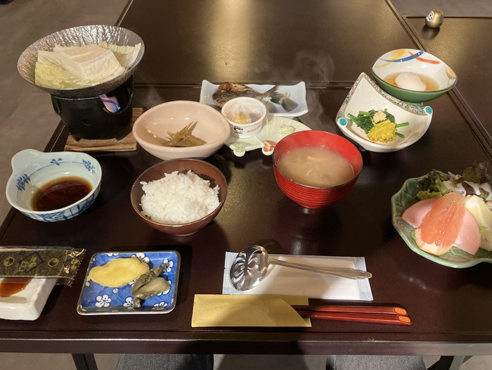 朝から満腹になりました！