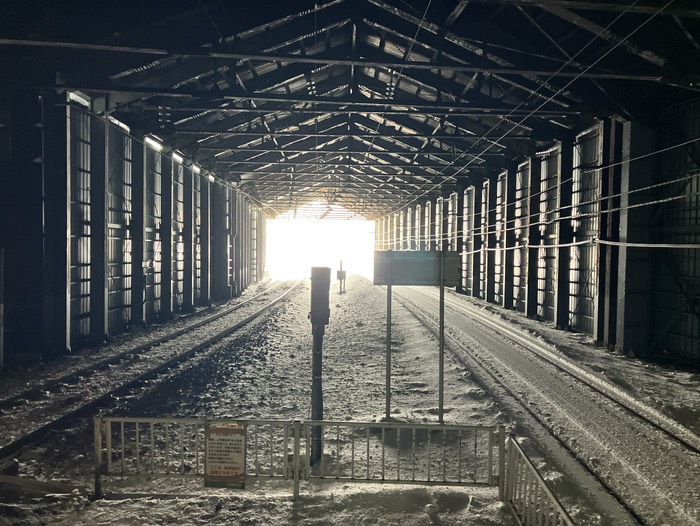 ホームからの眺め