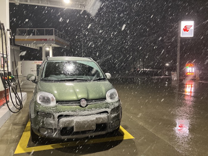 まさかの雪景色⛄️