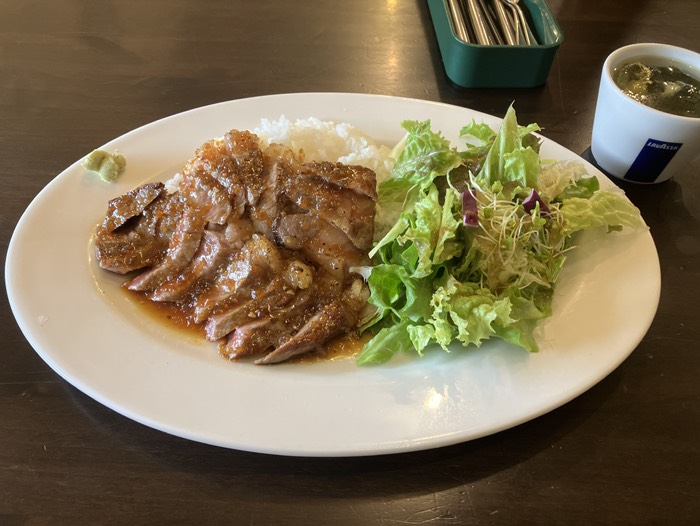 茨城瑞穂牛のサーロインステーキランチセット