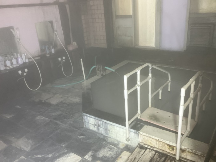 大浴場は入れず貸切のほうを¥500で