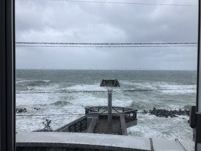 展望台からの日本海