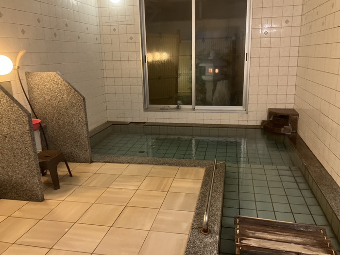 ちょっと塩っぱいよい温泉でした♨️