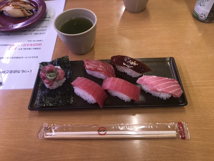 天然インド鮪6貫盛り