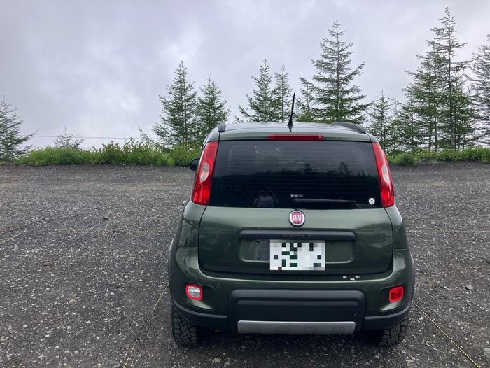 須走口五合目駐車場到着