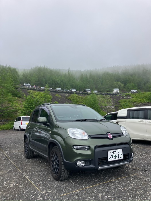 霧？で富士山見えず