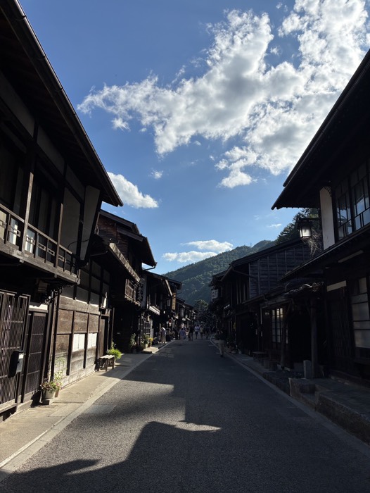 奈良井宿の町並み