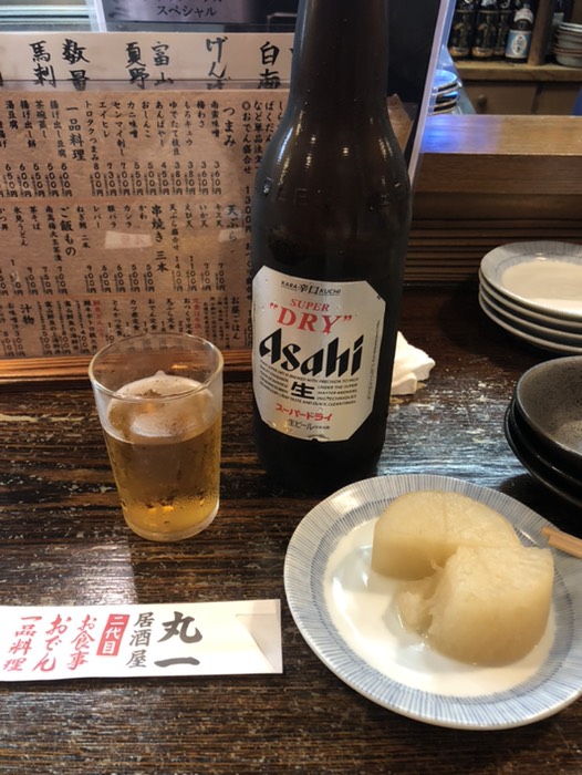 旅の仲間と一杯