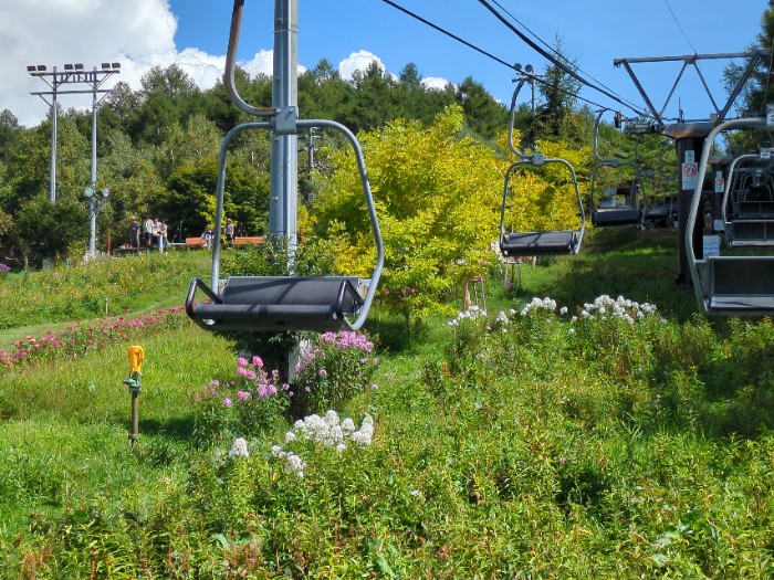 白樺湖 花園リフト