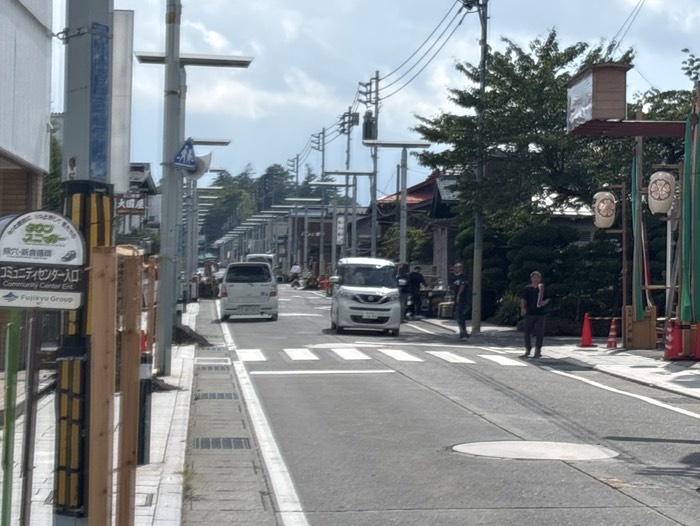 富士吉田火祭り前