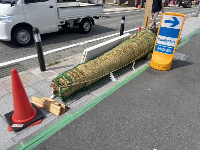 富士吉田火祭り用松明