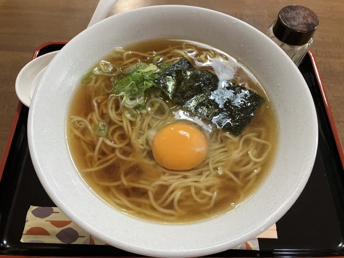 昼食🍜 月見ラーメン(¥780)