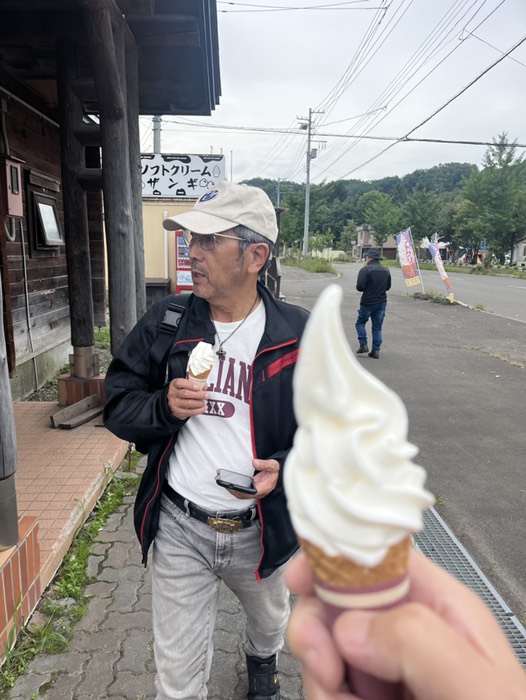 いつもの幾春別ソフトクリーム