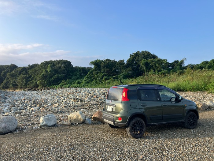 蛇尾川洗い越し