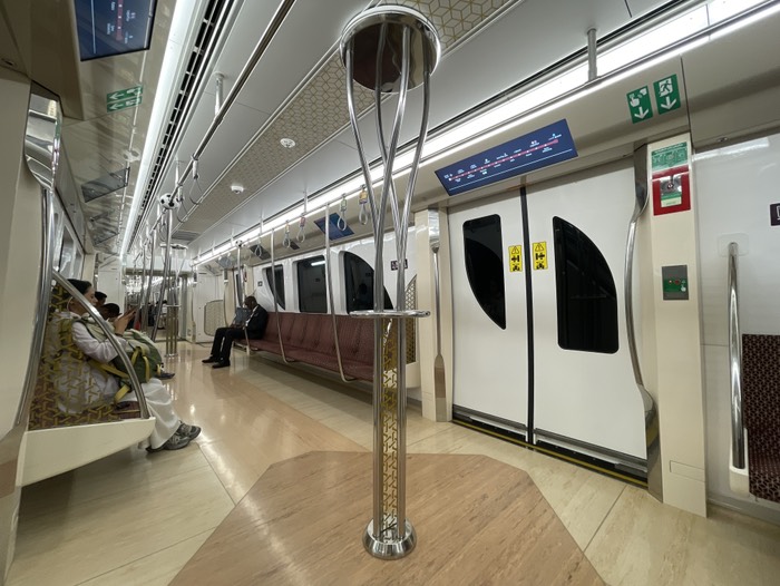 メトロの中