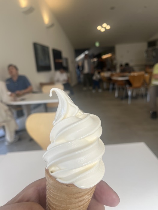 このソフトクリームで売り切れ？