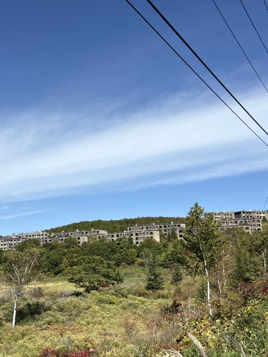 旧松尾鉱山宿舎跡