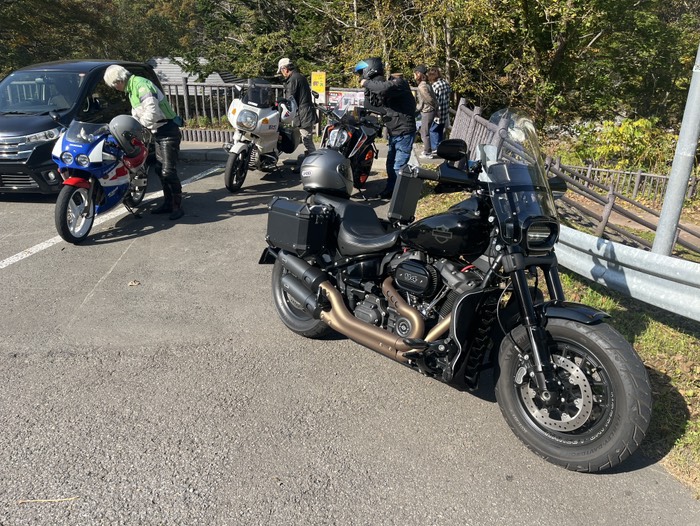 三階滝で一服🚬