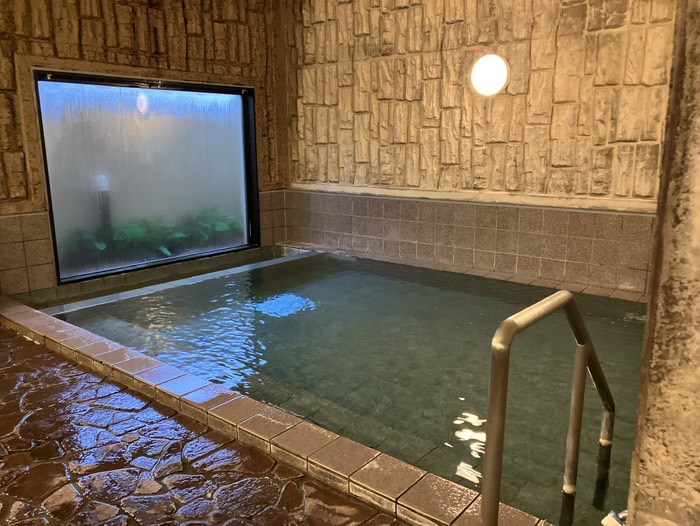 まず朝風呂から