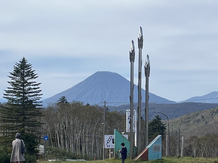 羊蹄山が綺麗です。