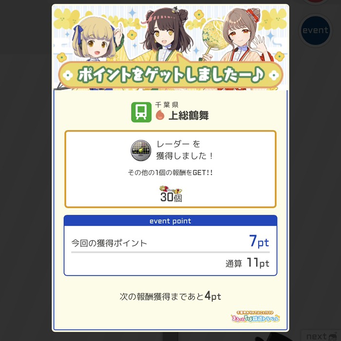 上総鶴舞にチェックイン！