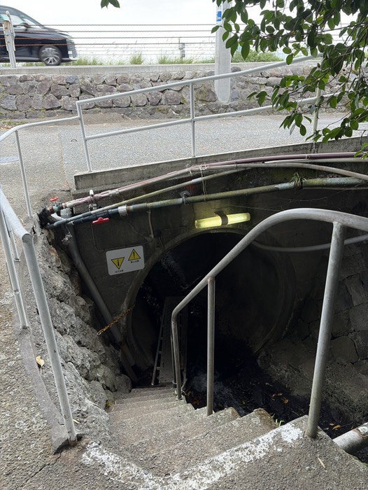 駐車場からはココ降りる