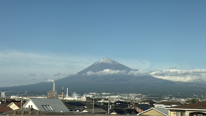 富士山がよく見えました🗻
