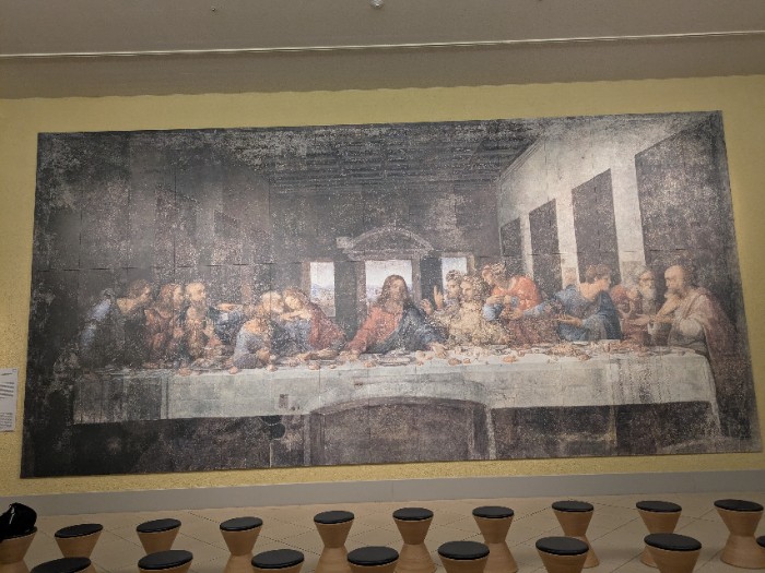 最後の晩餐 修復前