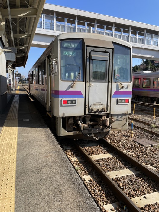 備後落合行きに乗り換え